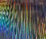 Vinyl HTV Pattern Holographic Silver stripe