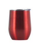 Sippy Cup Double Walled EGG Tumbler - Metallic Red 230ml