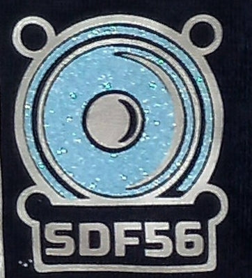 Vinyl HTV PlotterFilms Italy - Glitter Neon Opal Sky Blue SDF56