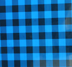 Vinyl HTV Pattern Check Blue & Black