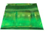 Vinyl Sticker Permanent Holographic Light to Dark Green CH15 25x30cm 2pcs