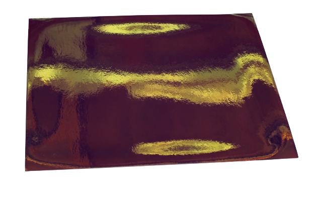 Vinyl Sticker Permanent Holographic Plum to Orange Gold CH12 25x30cm 2pcs