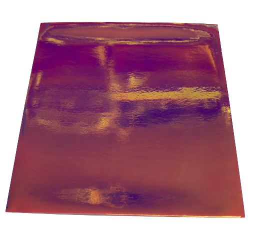 Vinyl Sticker Permanent Holographic Plum to Orange Gold CH12 25x30cm 2pcs