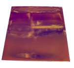 Vinyl Sticker Permanent Holographic Plum to Orange Gold CH12 25x30cm 2pcs