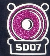 Vinyl HTV PlotterFilms Italy - Stardust Glitter Hot Pink SD07