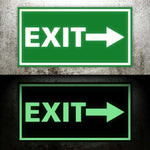 Vinyl Signage Glow in the Dark / safety Signs