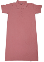 Ladies Golf Dress Cotton Blend 280 gram Dirty Pink Small