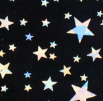 Vinyl HTV Pattern Holographic Black Star Holographic