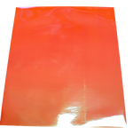 Vinyl Sticker Permanent Holographic Orange to Gold CH14 25x30cm 2pcs