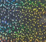 Vinyl HTV Pattern Bubbles Holographic silver