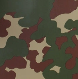Vinyl 300x300mm Printed Camo Brown Green Tan