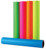 Vinyl HTV Plotterfilms Flex Glow in the Dark Neon Orange GLN370