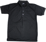 Golfers Drifit Polyester 250 gram Black 2X-Large