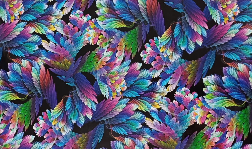 Vinyl HTV Pattern Color Ferns