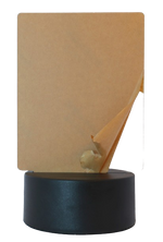 LED Frame Acrylic square on Black Base - for Vinyl or Laser