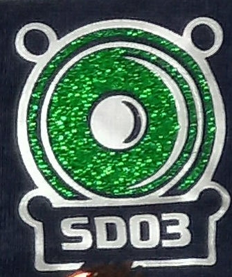 Vinyl HTV PlotterFilms Italy - Stardust Glitter Green SD03