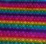 CraftSignage vinyl -Holographic Neon Hearts