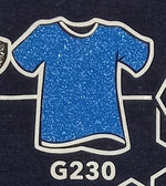 Vinyl HTV Flex PlotterFilms Italy - Flex Soft Glitter Blue G230