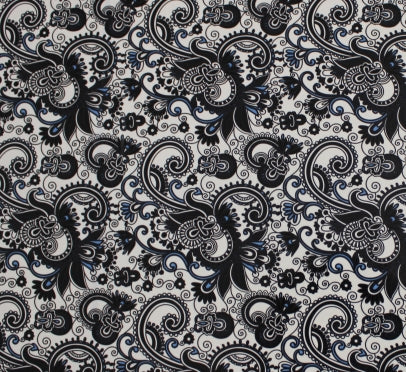 Vinyl HTV Pattern Paisley black
