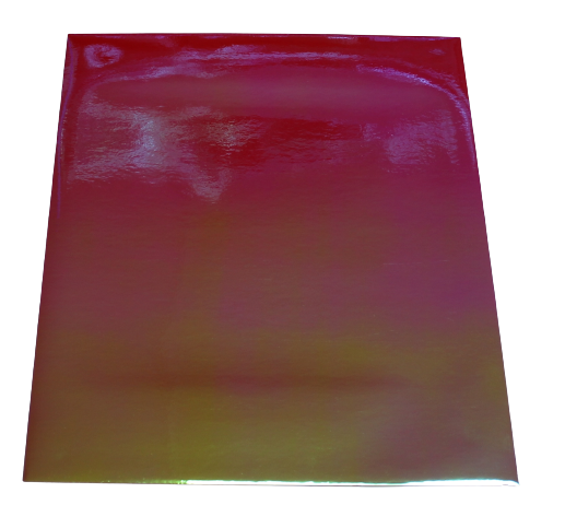 Vinyl Sticker Permanent Holographic Red to Green Gold CH11 25x30cm 2pcs