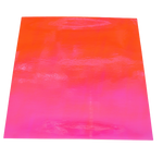 Vinyl Sticker Permanent Holographic Pink to Orange CH05 25x30cm 2pcs