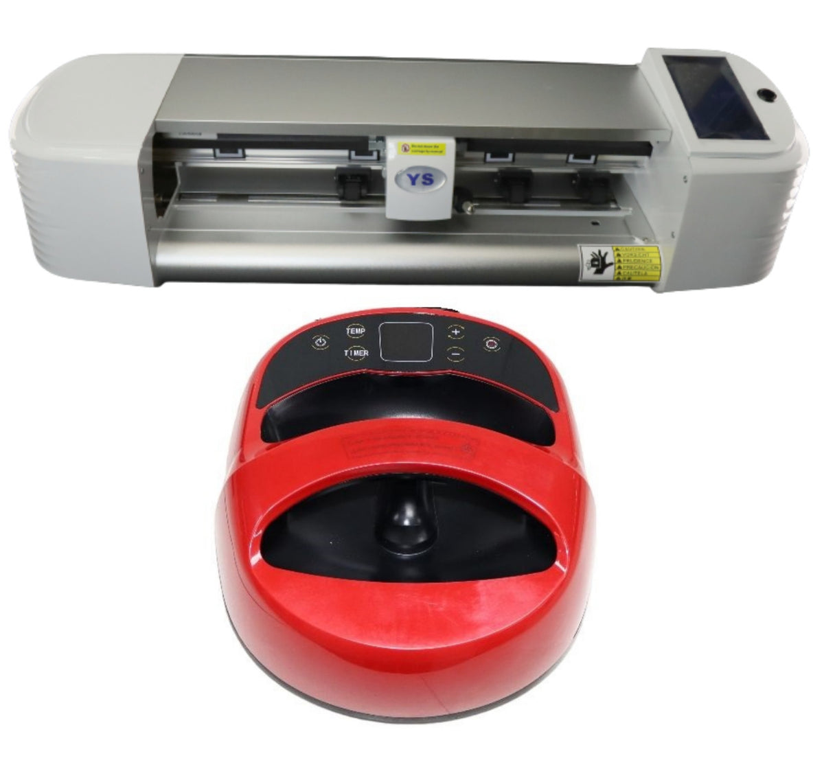 Combo Contour & Craft 490mm Vinyl Cutter + Heat Press Medi 25x29cm
