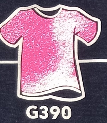 Vinyl HTV Flex PlotterFilms Italy - Flex Soft Glitter Pink G390