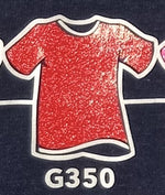 Vinyl HTV Flex PlotterFilms Italy - Flex Soft Glitter Red G350