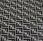 Vinyl HTV Pattern Fendi White Ivory