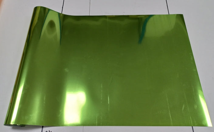 Vinyl HTV Chrome Green Gold Chinese