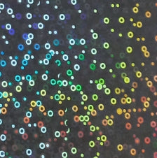 Vinyl HTV Pattern Holographic Bubbles Black