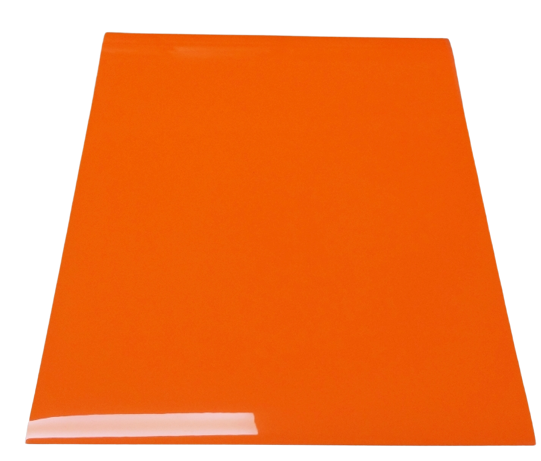 HTV Luminous / Glow in Dark - Orange turns Orange 2pcs 25x30cm