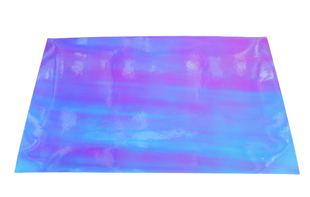 Vinyl Sticker Permanent Holographic Ice Blue to Pink CH01 25x30cm 2pcs