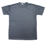 T-Shirt Polyester Birdseye 190 gram Dark Grey Large