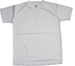 T-Shirt Polyester Birdseye 190 gram White Small ( can sublimate)