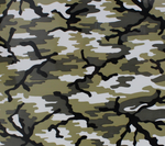 Vinyl HTV Pattern Camo Military Greens