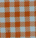 Vinyl HTV Pattern Check Orange & white