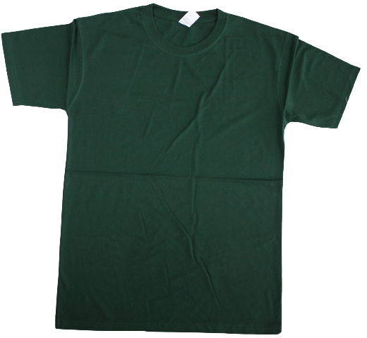 T-shirt 180 gram Bottle-Green X-Small or 16-17yrs