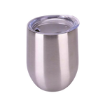 Sippy Cup Double Walled EGG Tumbler - Silver 230ml