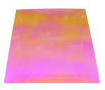 Vinyl Sticker Permanent Holographic Orange to Pink CH02 25x30cm 2pcs