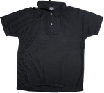 Golfers Birdseye Polyester 220 gram Black X-Large