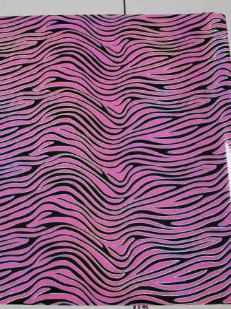 Vinyl HTV Pattern Swirls Pink & Black