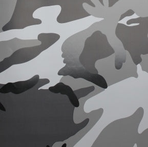 Vinyl 300x300mm Printed Camo Grey