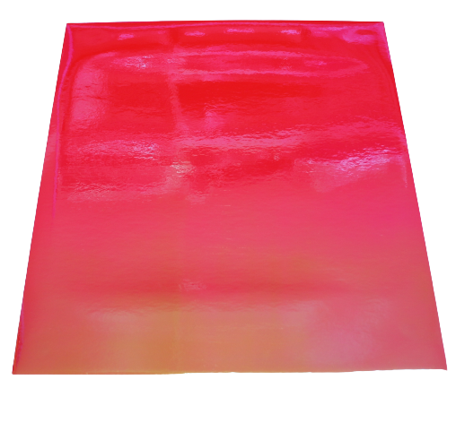 Vinyl Sticker Permanent Holographic Red to Green Gold CH11 25x30cm 2pcs