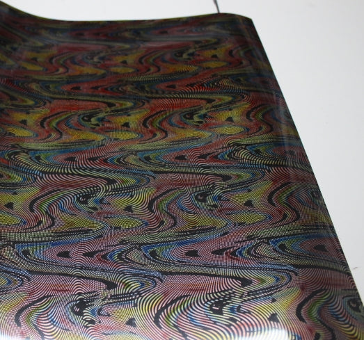 Vinyl HTV Pattern Holo Rainbow River