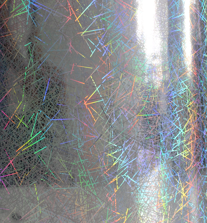 Vinyl CraftSignage - Holograph Rainbow - Haystack