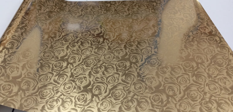 Vinyl HTV Pattern Golden Rose