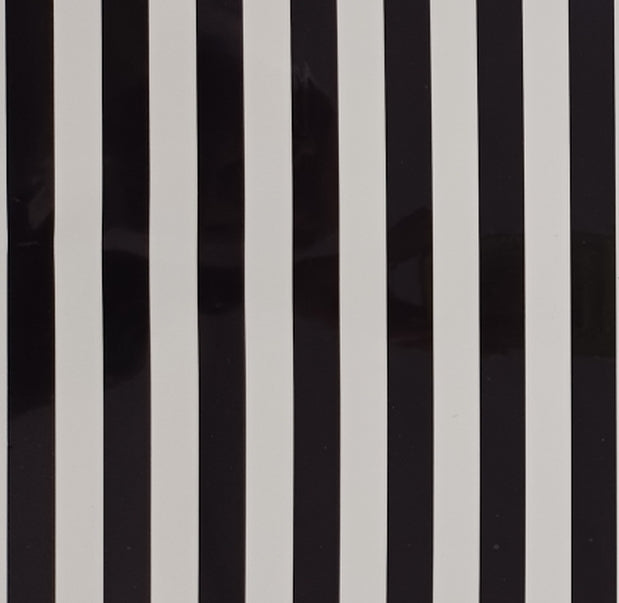 Vinyl HTV Pattern Off-white and Black Stripes