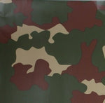 Vinyl 300x300mm Printed Camo Brown Green Tan