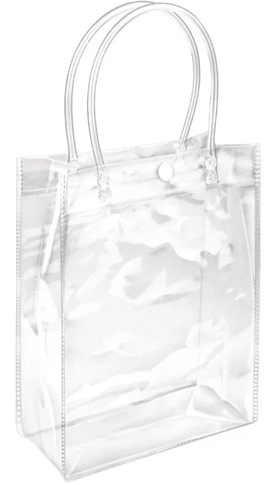 Tote Bag / Clear PVC Gift Bag 200x250mm (width 70mm) 5pcs